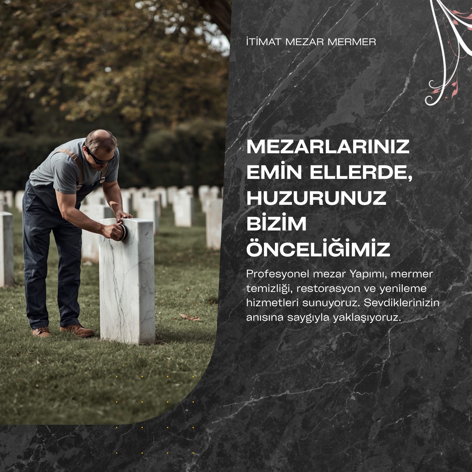 Mezar bakım hizmeti